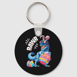 Easter Bunny Dinosaur T Rex Eggs Boys Kids Girl Ra Keychain