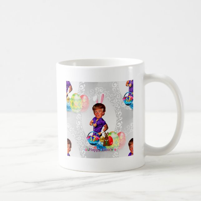 easter bunny donald trump coffee mug (Right)