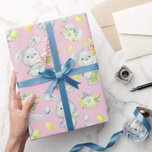 Easter Bunny Easter Eggs Wrapping Paper