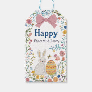 Easter Bunny, Egg, and Wreath Gift Tags