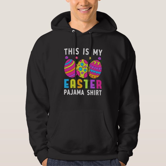 Easter Bunny Egg Happy Easter Sunday Egg Easter Hoodie (Front)