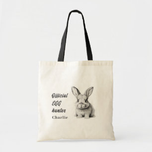 Easter Bunny Egg Hunt Kid's Tote Bag