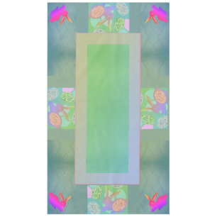 Easter Bunny Eggs Pastels Tablecloth