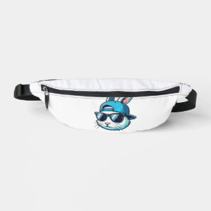 Easter Bunny Face Baseball Cap Sunglasses Rabbit B Fanny Pack