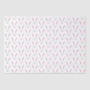 Easter Bunny Face Pattern Holiday Easter Tissue Paper
