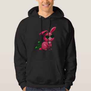 Easter Bunny Faces cool Easter Rabbit Bunnies  5 Hoodie
