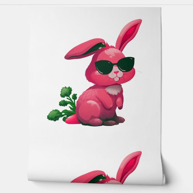 Easter Bunny Faces cool Easter Rabbit  Wallpaper (Unrolling)