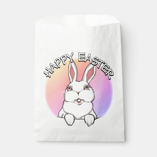 Easter Bunny Favour Bags Personalized Easter Bags (Front)