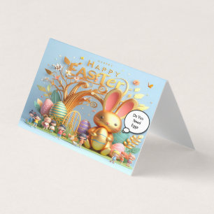 Easter  Bunny filled with vibrant hues