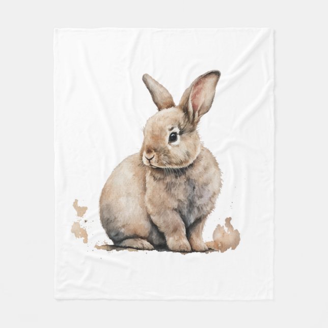 Easter Bunny        Fleece Blanket (Front)