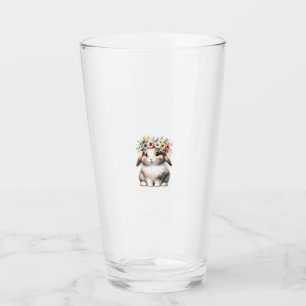 Easter Bunny for Women Girls - Easter Bunny Flower Glass