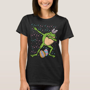 Easter Bunny Frog Dab Egg Cute Dance Boys Girls Ki T-Shirt