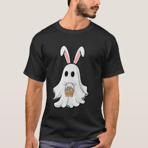 Easter Bunny Ghost Basket Easter Egg T-Shirt