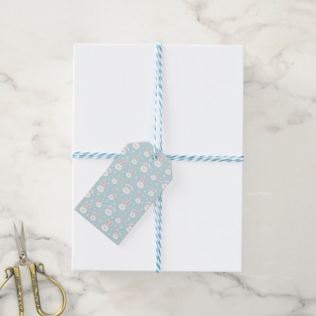 Easter Bunny Gift Tags (With Twine)
