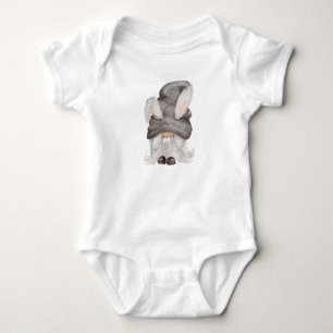 Easter Bunny Gnome Baby Bodysuit 