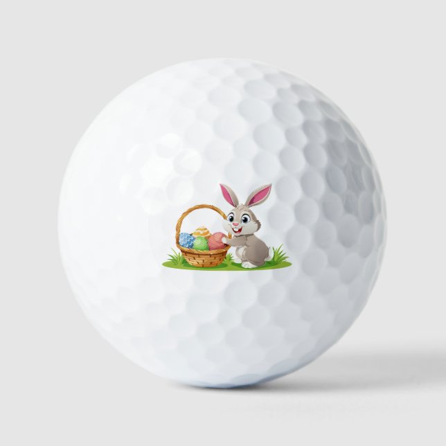 Easter bunny golf balls (Front)