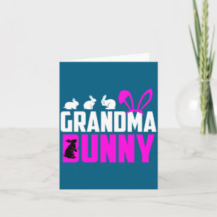 Easter Bunny Grandma Easter Friends Design Card