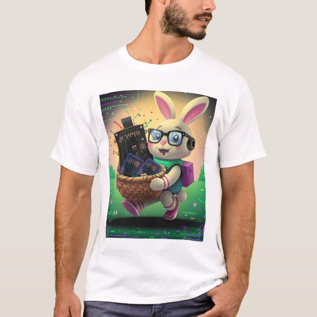 Easter Bunny Graphic T-Shirt (Front)