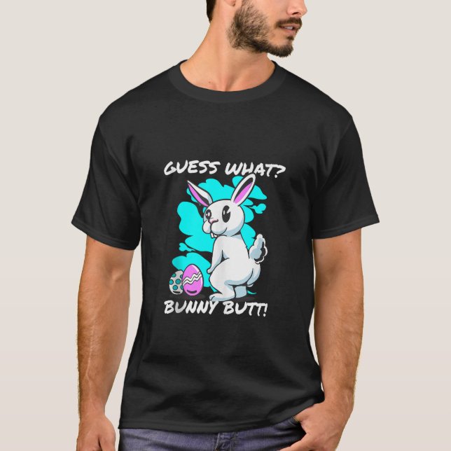 Easter Bunny Guess what Bunny Butt Tank Top (Front)