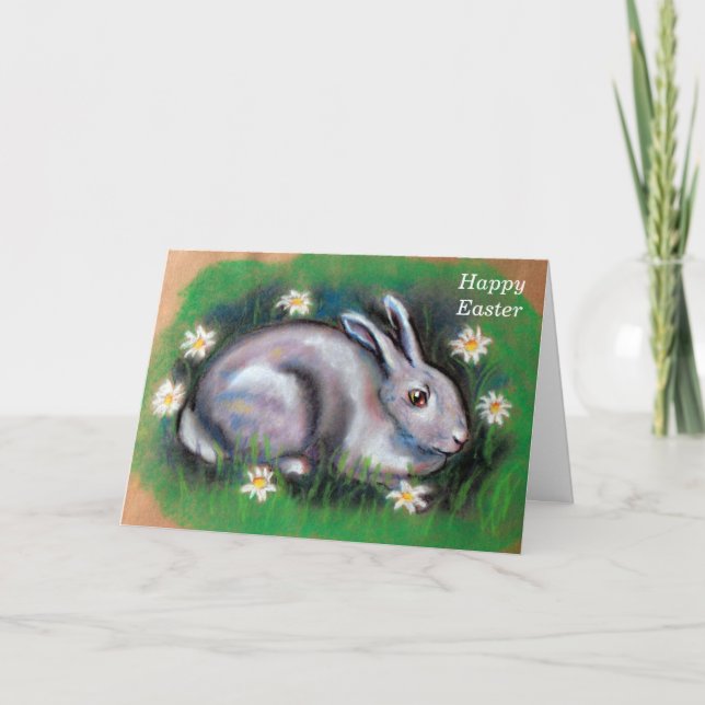 Easter bunny happy easter holiday card (Front)