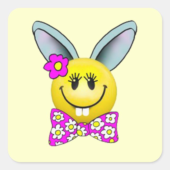 Easter Bunny Her Stickers (Front)