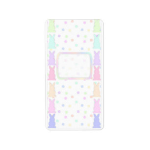 Easter Bunny Hersheys Miniature Candy bar wrap Label