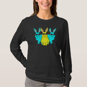 Easter Bunny Hip Hop Trio Bunnies Funny Boys Girls T-Shirt