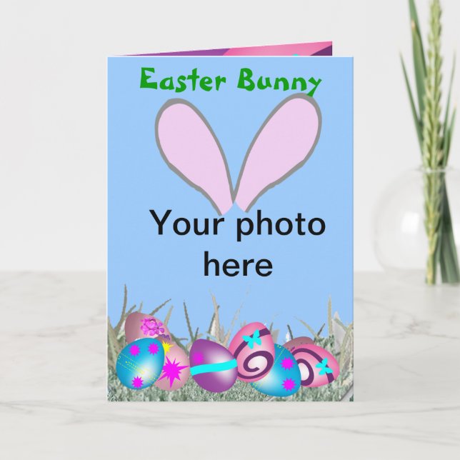Easter Bunny Holiday Card (Front)