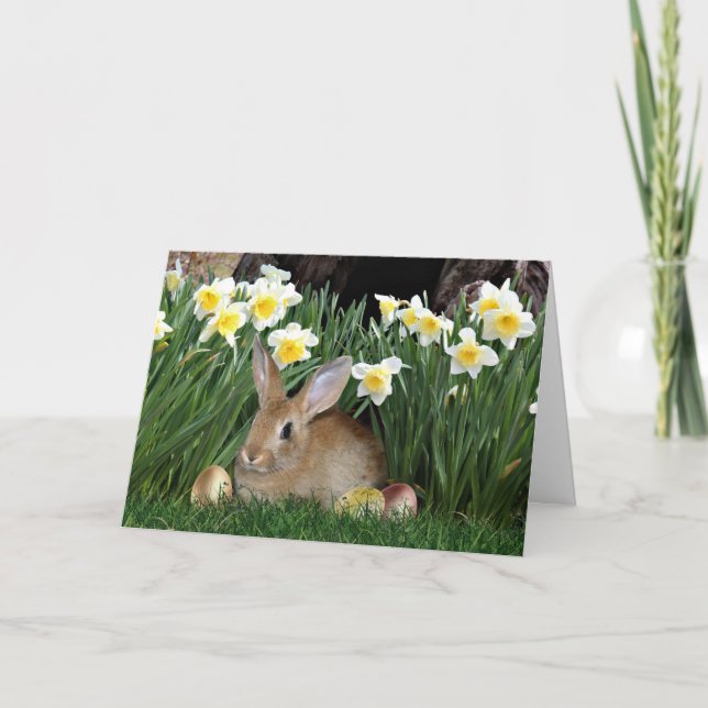 Easter Bunny Holiday Card (Front)