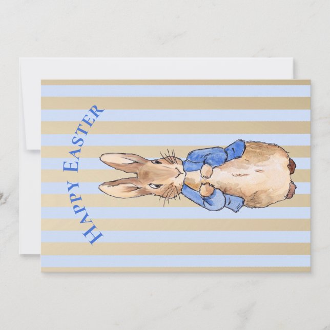 Easter bunny holiday card (Front)