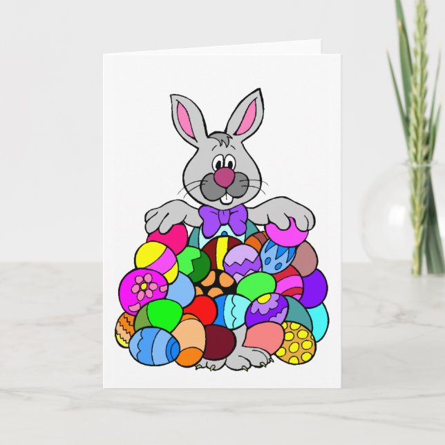 Easter Bunny Holiday Card (Front)