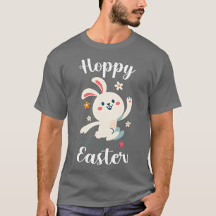 Easter Bunny Hoppy Easter Bunny Rabbit Hopping Hap T-Shirt