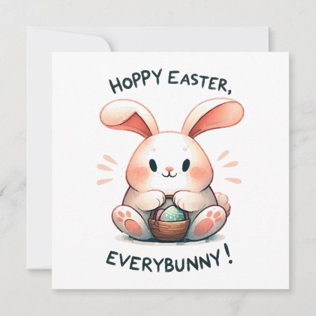 Easter Bunny Hoppy Easter, Everybunny! (Front)