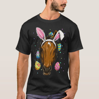 Easter Bunny Horse Funny Easter Horse Lover T-Shirt