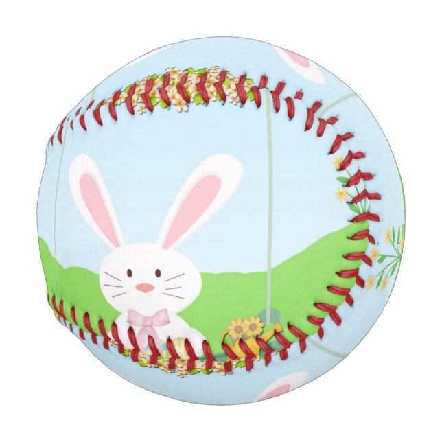 Easter bunny illustration baseball (Front Right)