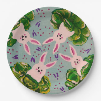 Easter Bunny in Cabbage Plate