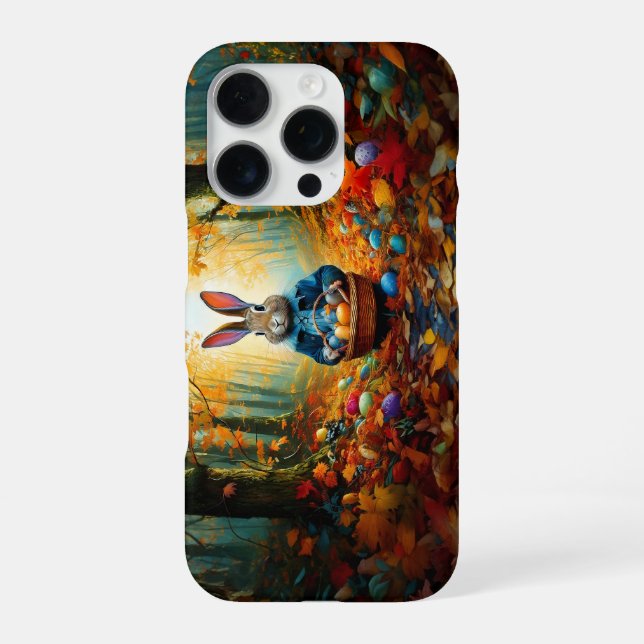 Easter Bunny in the forest iPhone Case (Back)