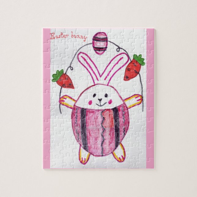 Easter bunny jigsaw puzzle (Vertical)