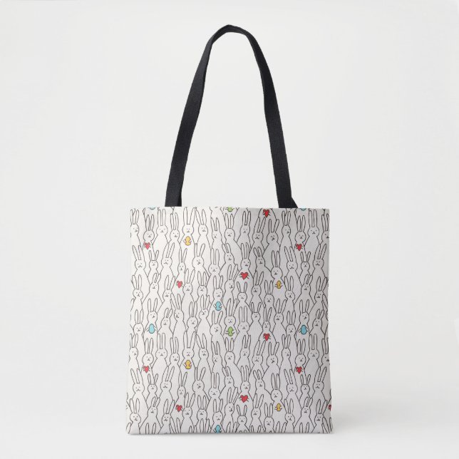Easter Bunny: Joyful Seamless Fun. Tote Bag (Front)