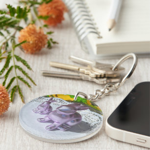 Easter Bunny Keychain