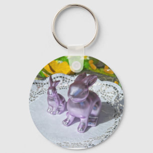Easter Bunny Keychain