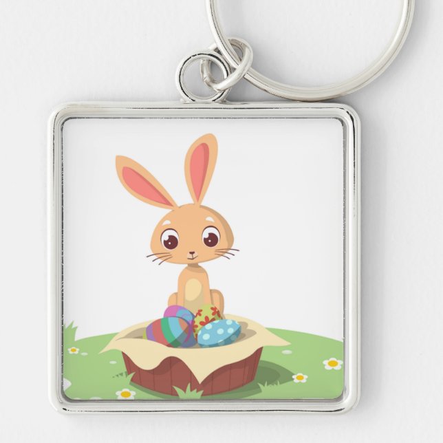 EASTER BUNNY KEYCHAIN (Front)