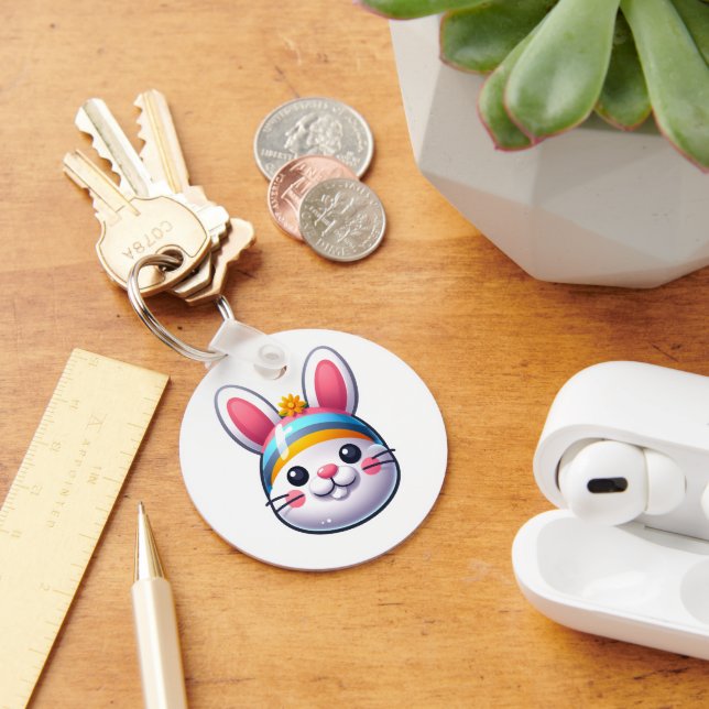 Easter Bunny Keychain (Desk)