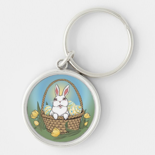 Easter Bunny Keychain Festive Easter Keepsakes (Front)