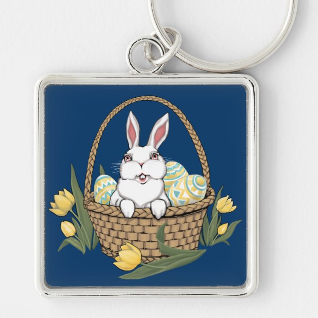 Easter Bunny Keychain Festive Easter Keepsakes (Front)