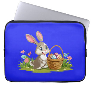 Easter bunny laptop sleeve
