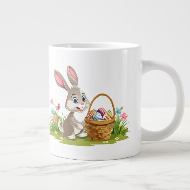 Easter bunny large coffee mug (Right)