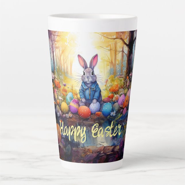 Easter Bunny  Latte Mug (Front)