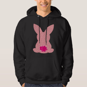 Easter Bunny Leopard Pattern Girls Women Hoodie