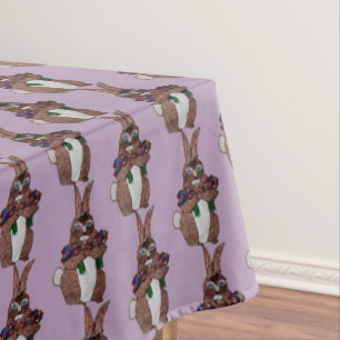 EASTER BUNNY LOVE TABLECLOTH